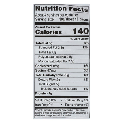 Artisan Tropic Cassava Strips - Sea Salt - Case Of 12 - 4.5 Oz. image 3
