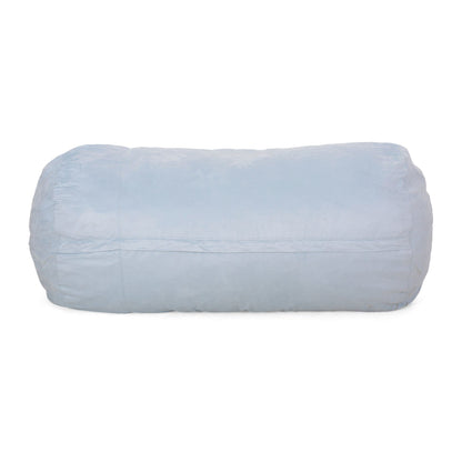 Aruba 8 Foot Microfiber Cylindrical Bean, Bag, Seafoam image 5