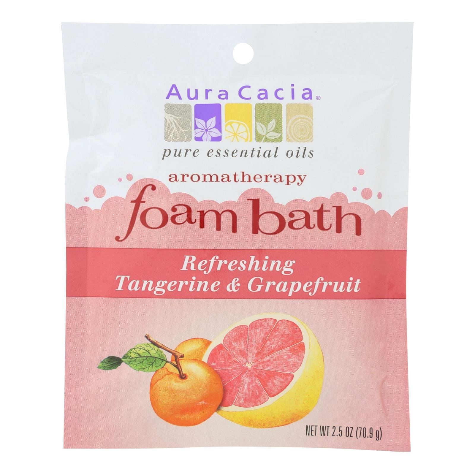Aura Cacia - Foam Bath Refeshing Tangerine And Grapefruit - 2.5 Oz - Case Of 6 image 1