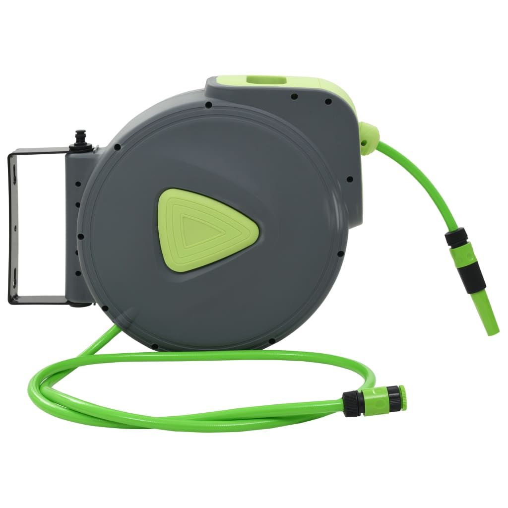 Automatic Retractable Water Hose Reel Wall Mounted 98.4'+6.6' image 2