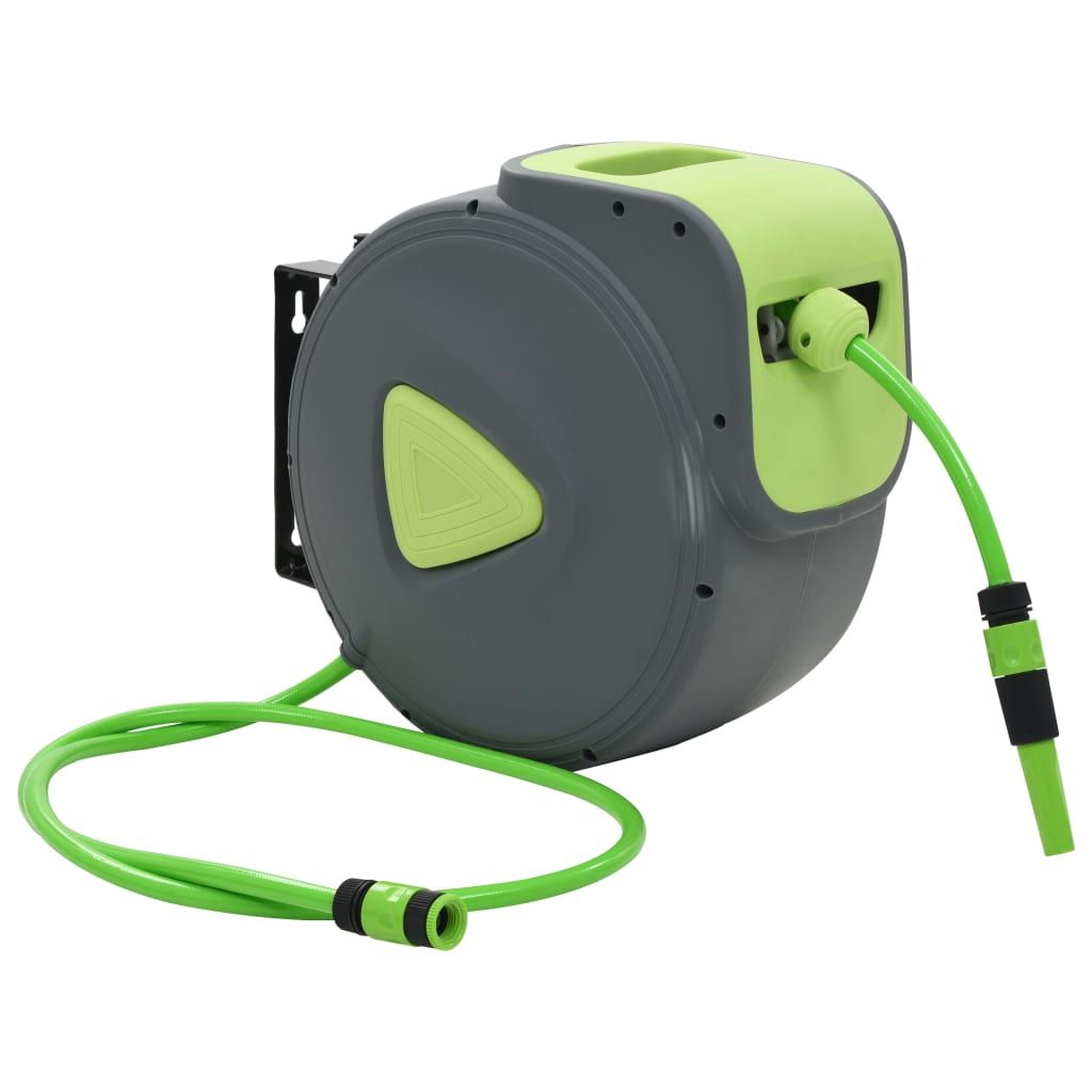 Automatic Retractable Water Hose Reel Wall Mounted 98.4'+6.6' image 1