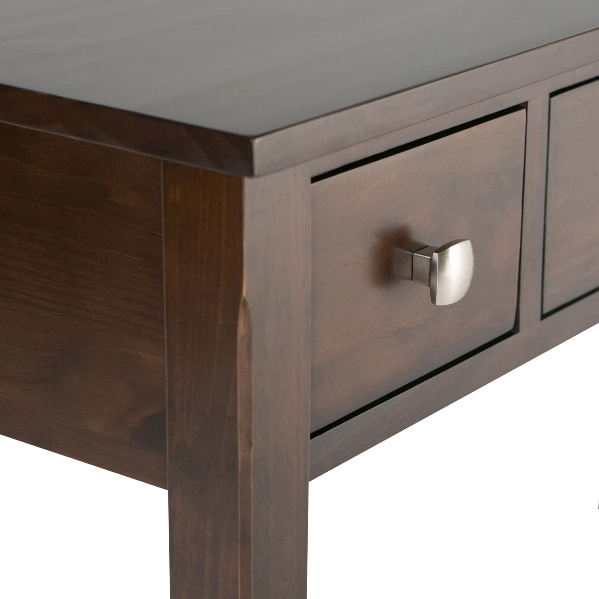 Avalon - Writing Office Desk - Dark Tobacco Brown image 2