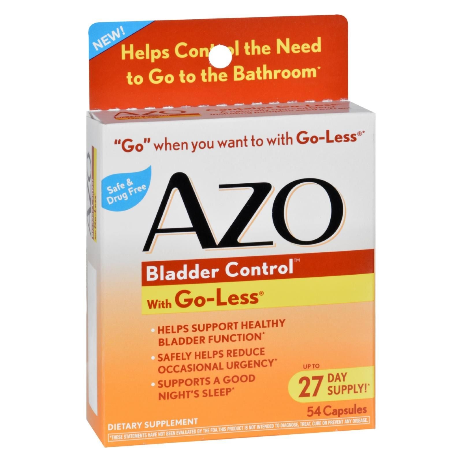 Azo Bladder Control - 54 Capsules image 1