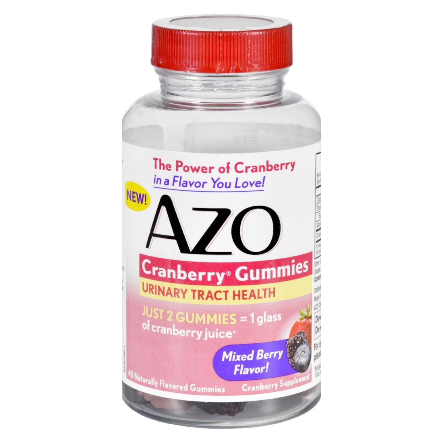 Azo Cranberry Gummies - 40 Count image 1