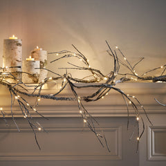 18FT Paper Garland with LED Lights for Festive Decoration