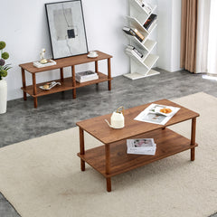 Modern 2-Tier Coffee Table for Living Room | Durable and Stylish