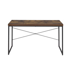 Bob Weathered Oak & Black Finish Writing Desk