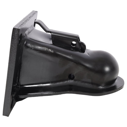 2-5/16 Inch Flat Mount Trailer Coupler, 14000 LBS Heavy Duty Trailer Coupler with Grade 8 Hardware Kit, 4-1/2" Hole Spacing, Black E-Coat Finish for Dump & Equipment Trailers image 4