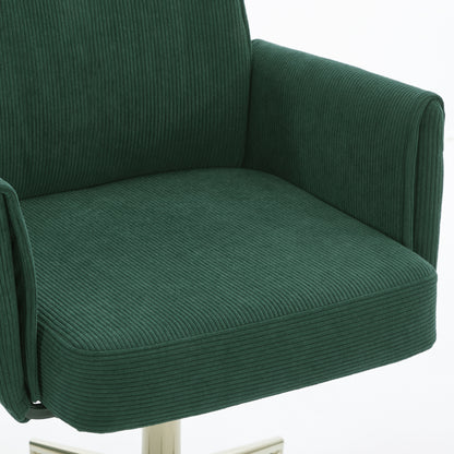 Mid-back liftable office chair, striped fabric, and ergonomically designed, is an excellent choice for working, studying or relaxing. The mid-back design provides a better sitting experience.Green image 9