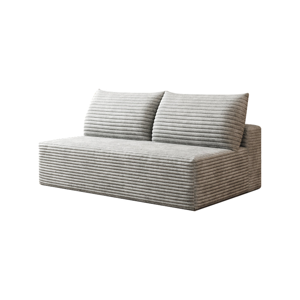 Cloud Sectional Couch,Modern Modular Sofa with Deep Seat, Upholstered Couches for Living Room Bedroom,No Assembly Required,Grey(Plush Corduroy Fabric) image 6