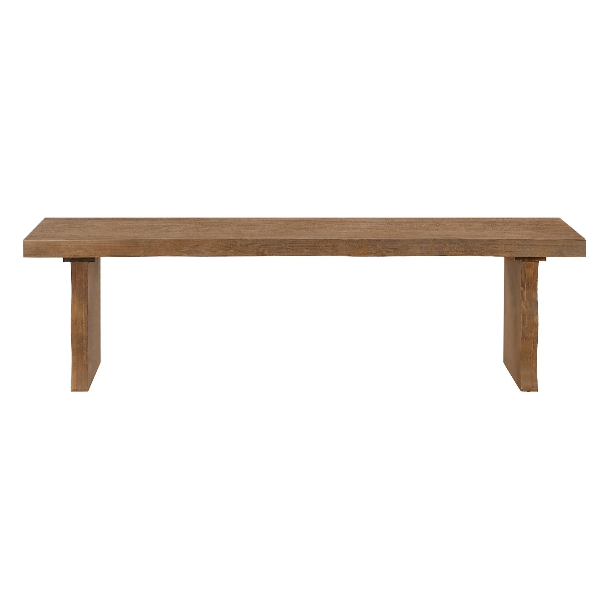 Indoor Pine Dining Bench, 62.9''L Solid Wood Seating, 350lbs Weight Capacity, Fits 3 People for Kitchen, Dining Room & Living Space image 7