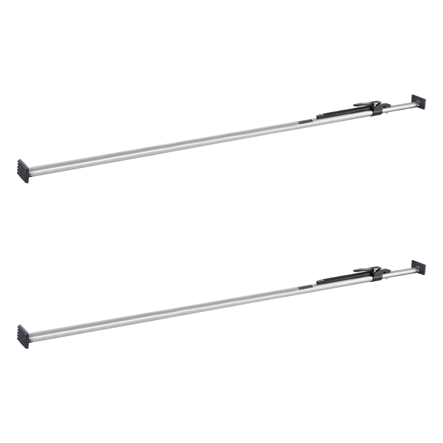 Cargo Bar, Cargo Bar Adjustable from 89" to 104", Heavy-duty Steel Cargos Stabilizer with Non-Slip Foot Pads, Truck Bed Load Lock Bars for Box Trucks, Semi-Trailers, Trailers (2PCS) image 5