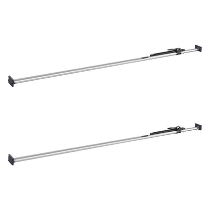 Cargo Bar, Cargo Bar Adjustable from 89" to 104", Heavy-duty Steel Cargos Stabilizer with Non-Slip Foot Pads, Truck Bed Load Lock Bars for Box Trucks, Semi-Trailers, Trailers (2PCS) image 5