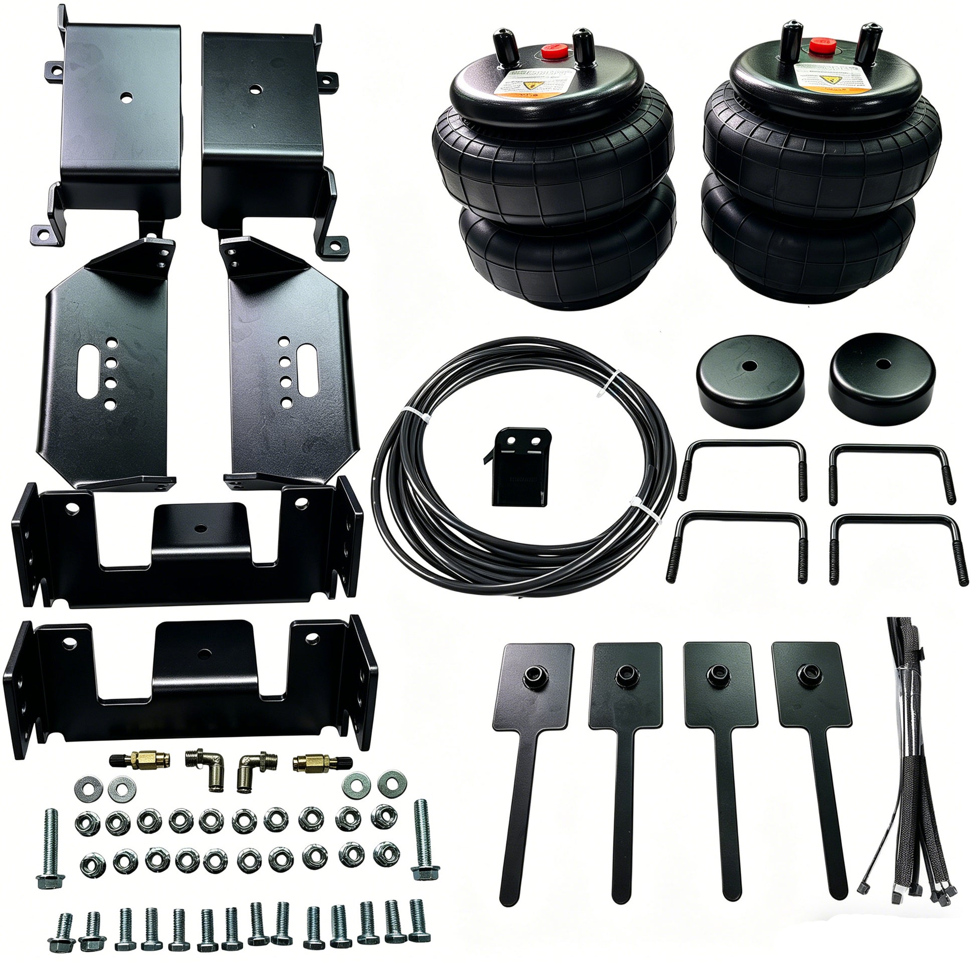 Air Suspension Helper Bag Kit Fit 2015-2025 Ford F150 2WD 4WD, 5000Lbs Towing Load Leveling Spring Replace 2582 image 1