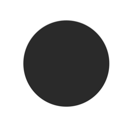 36 Inch Round Tempered Glass Table Top Black Glass 1/4" Thick Round Polished Edge(old SKU:W1265118639) image 8