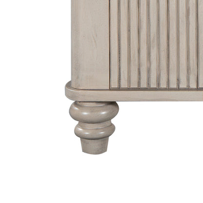 Headboard for King Size Solid Wood Bed Frame,Beige image 2