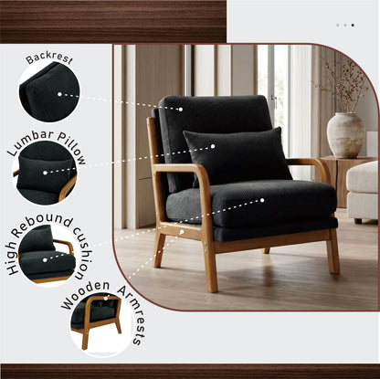 Wooden Lounge Chair image 6