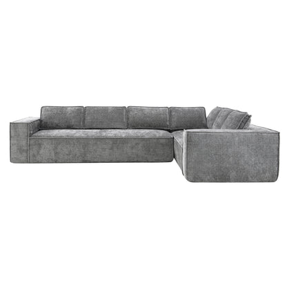 [VIDEO+New]129.5" Minimalist Style Modular Sectional Sofa,6 Seat Wrinkle-resistant Chenille Couch Set,2 PC Free Combination,Modern L-Shaped Cloud Sofa Set for Living Room,No Assembly Require,3 Colors image 12
