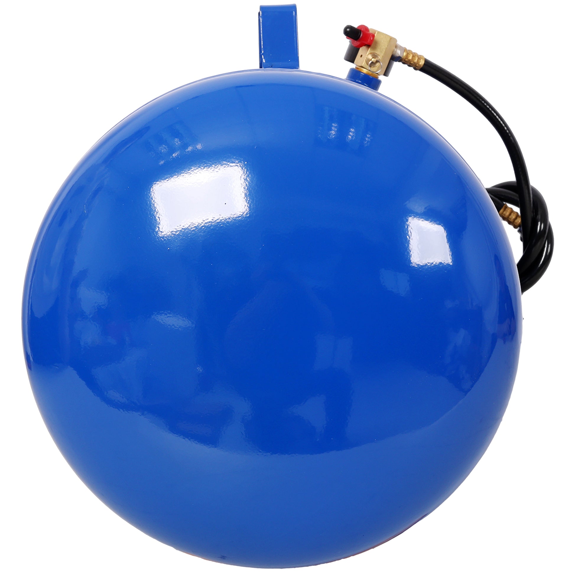 Portable 11 Gallon Air Tank, Lightweight Durable Air Compressor Tank with Pressure Gauge, Safety Valve and 47 Inch Hose for Easy Tool Connection,Blue Colo image 4