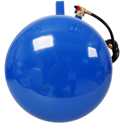 Portable 11 Gallon Air Tank, Lightweight Durable Air Compressor Tank with Pressure Gauge, Safety Valve and 47 Inch Hose for Easy Tool Connection,Blue Colo image 4
