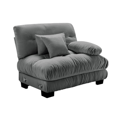 27 Sofa RSF W/2 pillows - Gray image 2