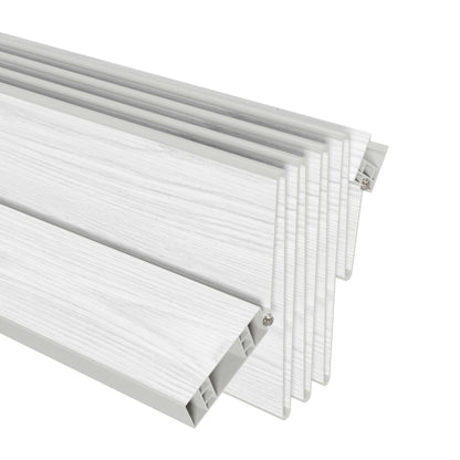 Studio Series 48" W PVC Foldable Accordion Doors, White image 7