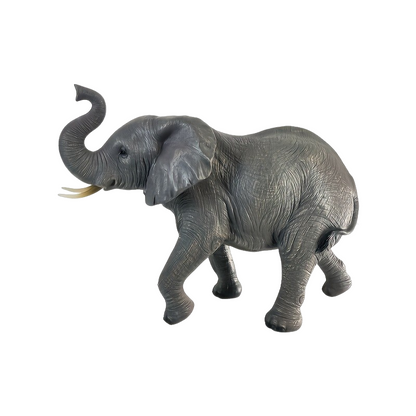 20'' Tall Resin Elephant Statue with Raised Trunk, Weather Resistant Outdoor Elephant Sculpture Decor for Yard, Lawn, Patio, Front Porch & Garden Ornament image 5