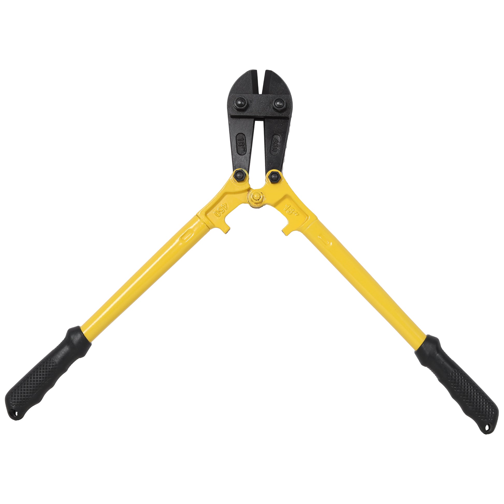 18" Heavy-Duty Medium Bolt Cutter for Fence, Steel Wire, Chain, Screws, Rivets & Medium Padlocks, Ergonomic Soft Rubber Grip Handle image 5