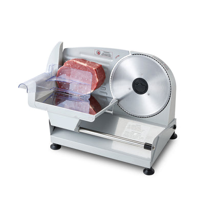 Meat Slicer, 7.5" Electric Deli Slicer with SUS420 Blade & 0-0.6" Adjustable Thickness, 200W Home Food-Slicer for Frozen Meat, Ham, Baguett, Steak, UL Approved image 9