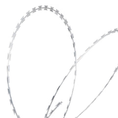 Razor Wires Razor Barbed Wire 246ft,5 Coils 49 ft Razor Wire Fencing Razor Fence Non-Rusting Razor Ribbon Barbed Wire Razor Wire Fence Rolls Razor Useful Protection for Garden