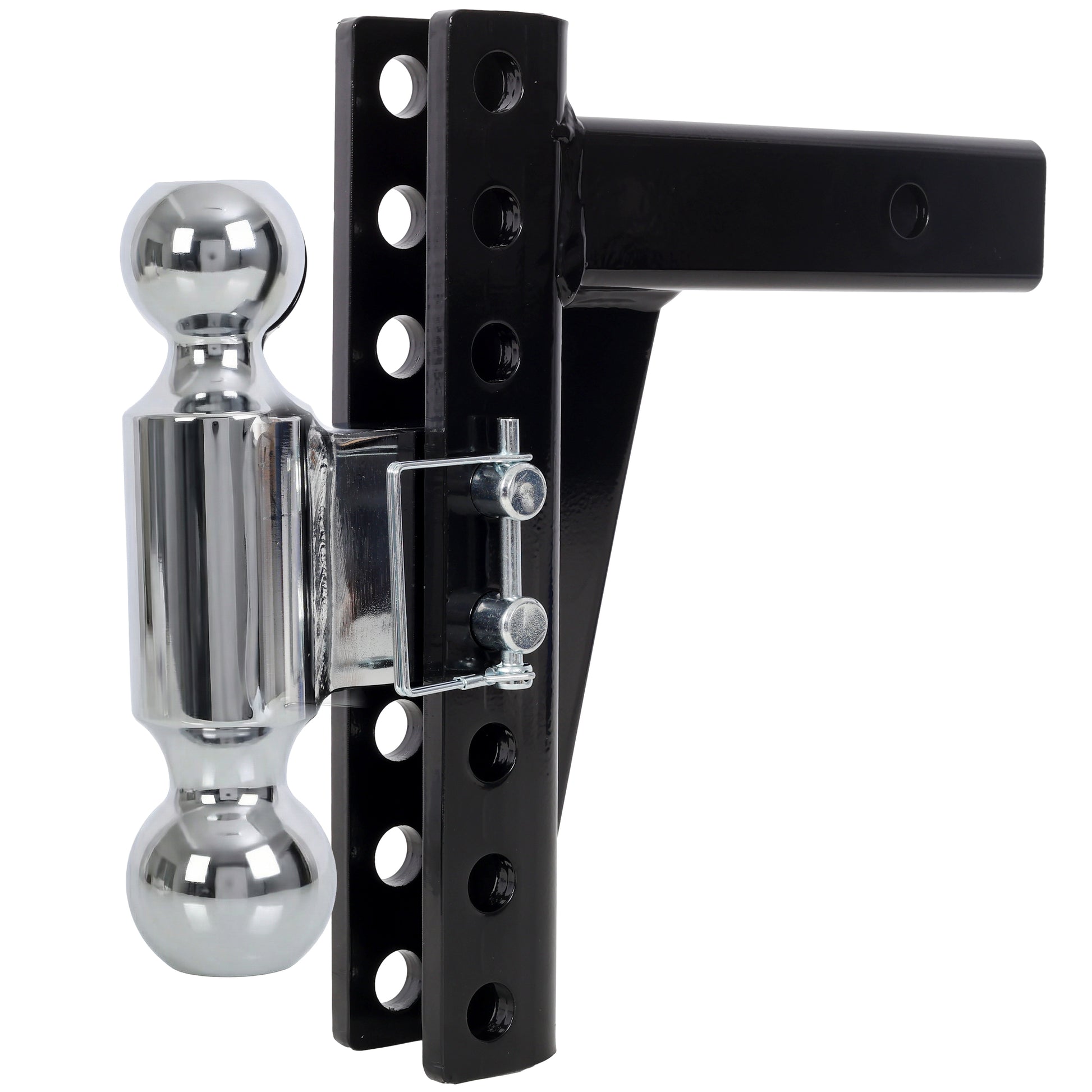 Adjustable Dual Ball Mount,12,000 lb & 10,000 lb Towing Capacity,Dual Hitch Balls (2" & 2‑5/16"), Fits 2" Receiver image 6