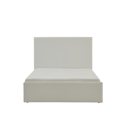 Lucas Tall Headboard Upholstered Bed / 52" High Headboard / Elegant Simplicity / No Box Spring Needed / Easy Assembly / King / Coconut Micro Suede image 8