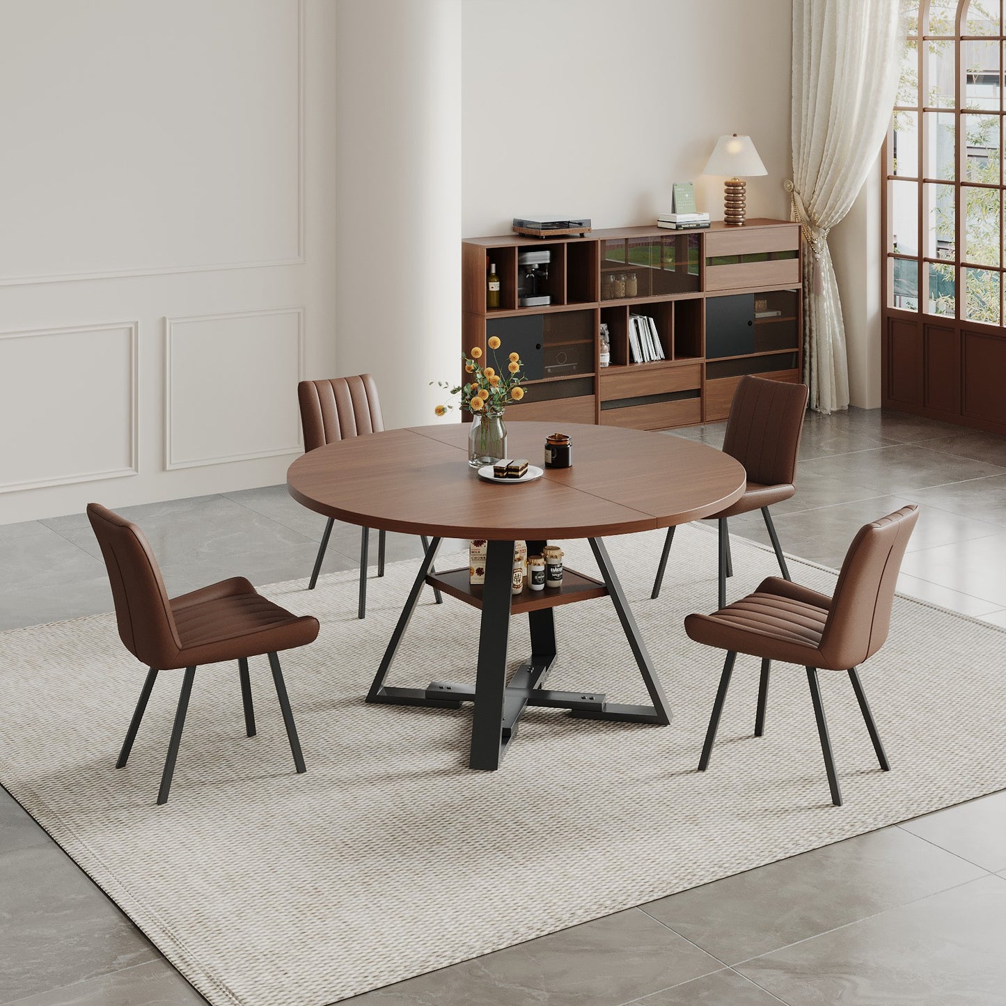 Round dining table boxwood 115cm image 8