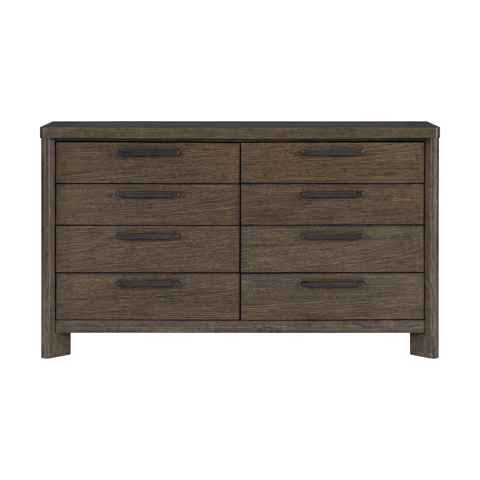 Dark Oak 8-Drawer Dresser image 3