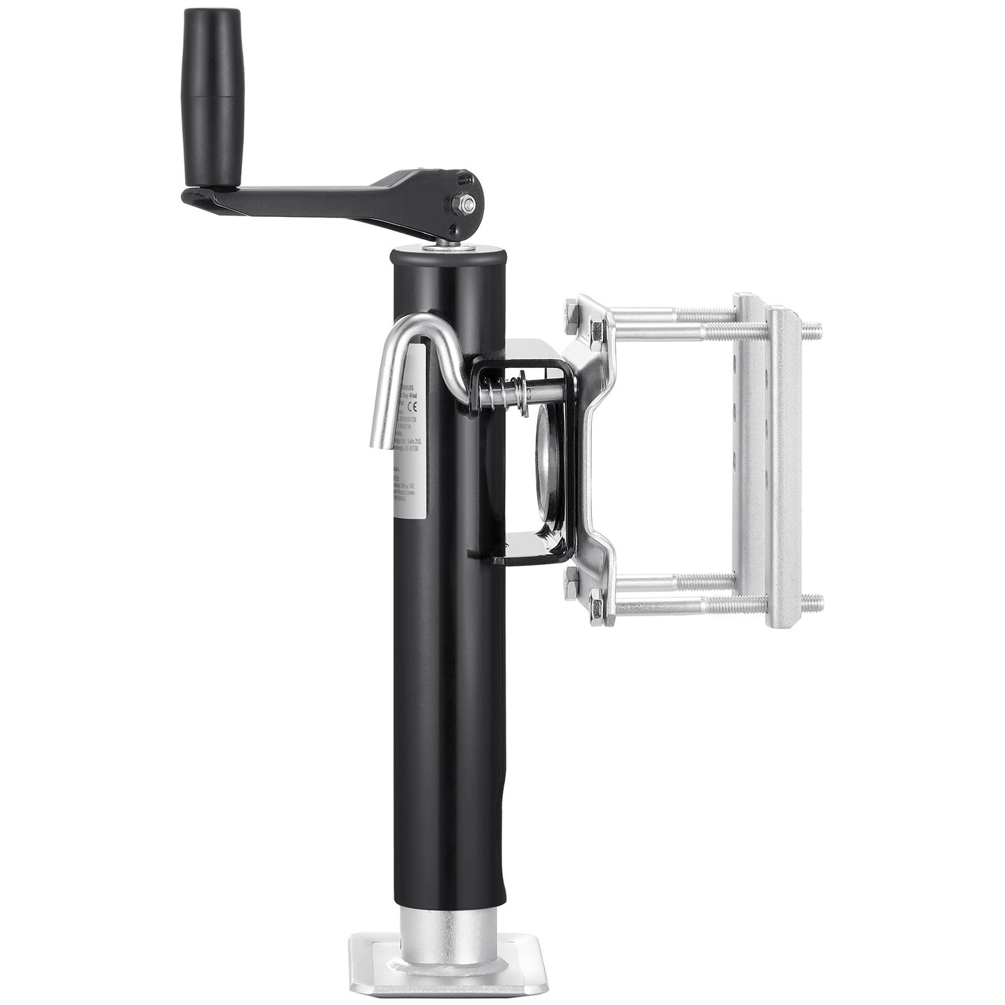 Trailer Jack Bolt-on Trailer Tongue Jack 2000 lbs Dynamic Load 10" Travel image 1