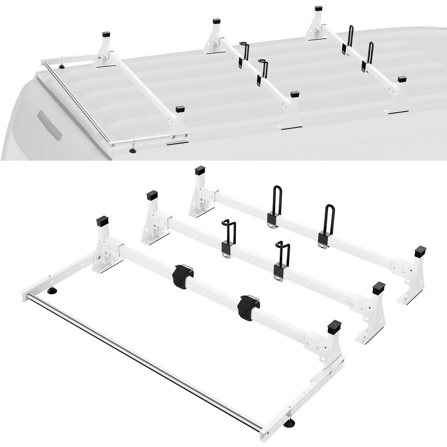 Trailer Ladder Rack Van Roof Ladder Rack for Ford Transit Custom 2013-2024 image 2