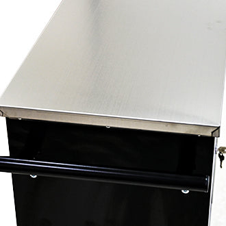 6 DRAWERS MULTIFUNCTIONAL TOOL CART WITH WHEELS-BLACK&BLUE image 12