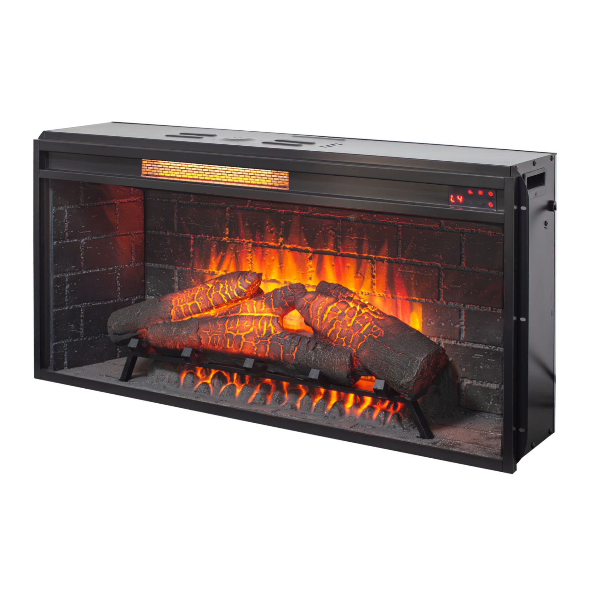 36 inch Infrared Electric Fireplace with Removable Trim kit Insert, Touch Panel Home Decor Heater image 2