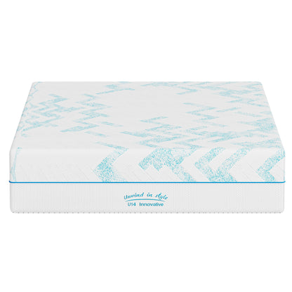 10-inch RV Latex Memory Foam Mattress, short queen size, large format, free of glass fibers, medium hardness texture, breathable memory foam. image 10
