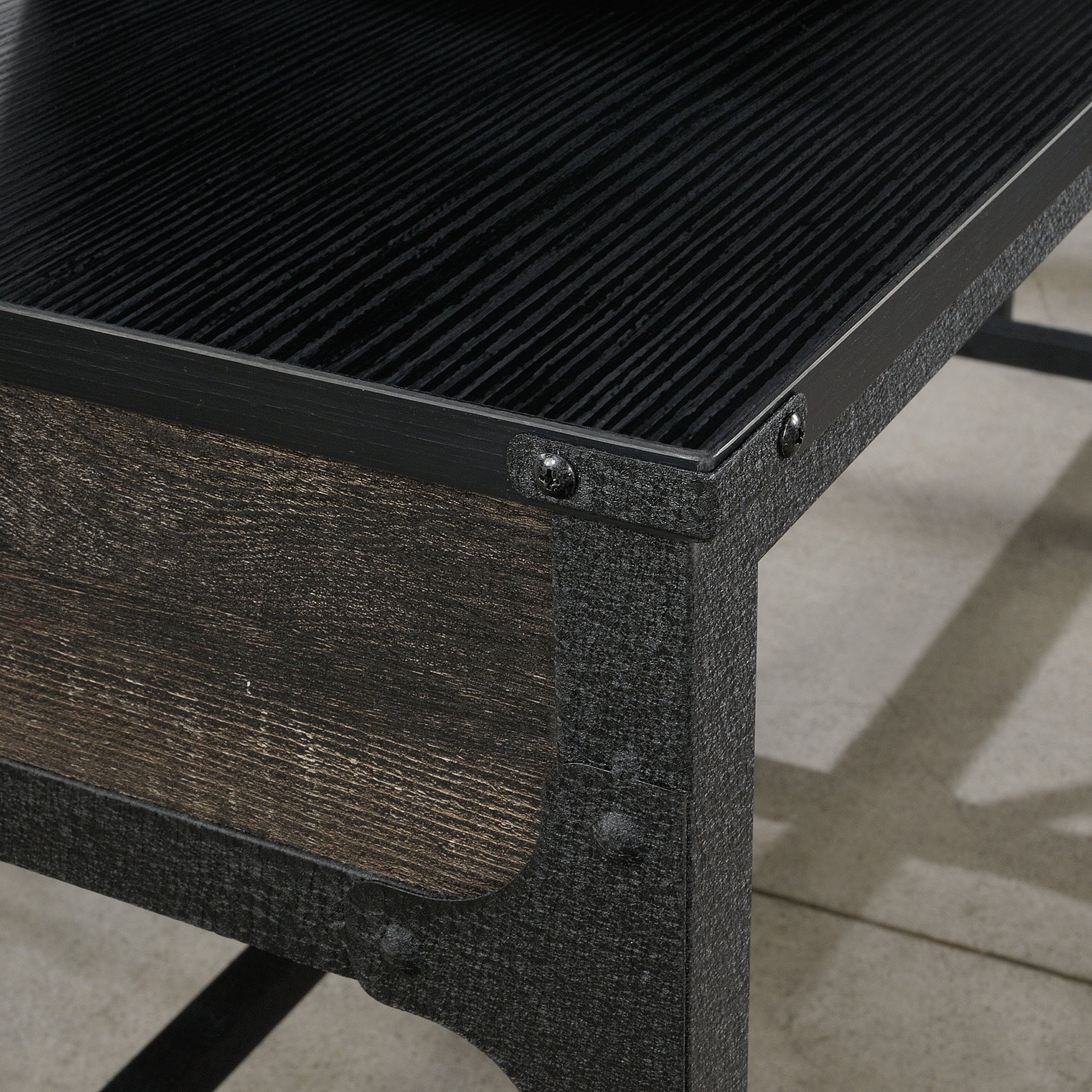 Desk Return 36" with Expanded Workspace, Brown finish image 8