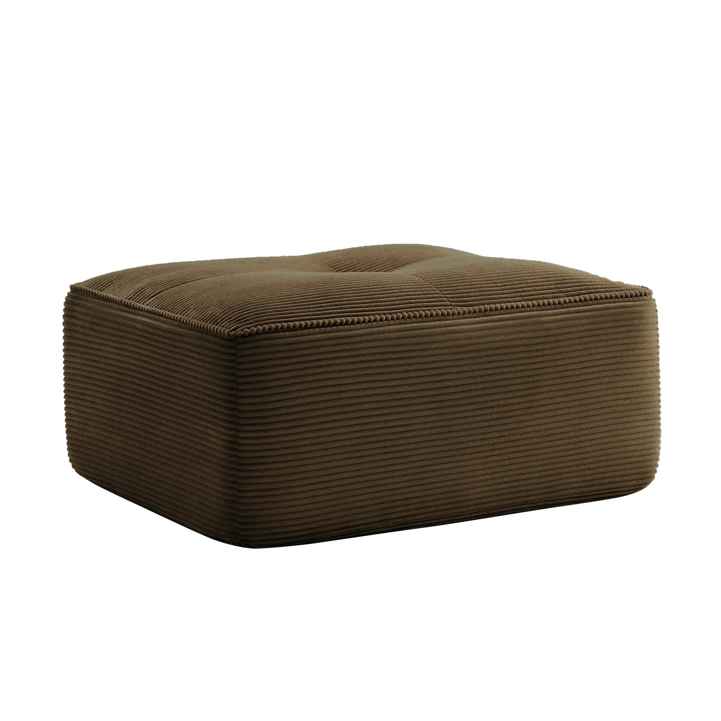 Ottoman Corduroy -Brown image 4