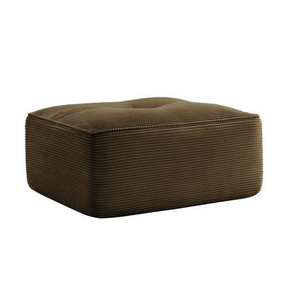 Ottoman Corduroy -Brown image 4