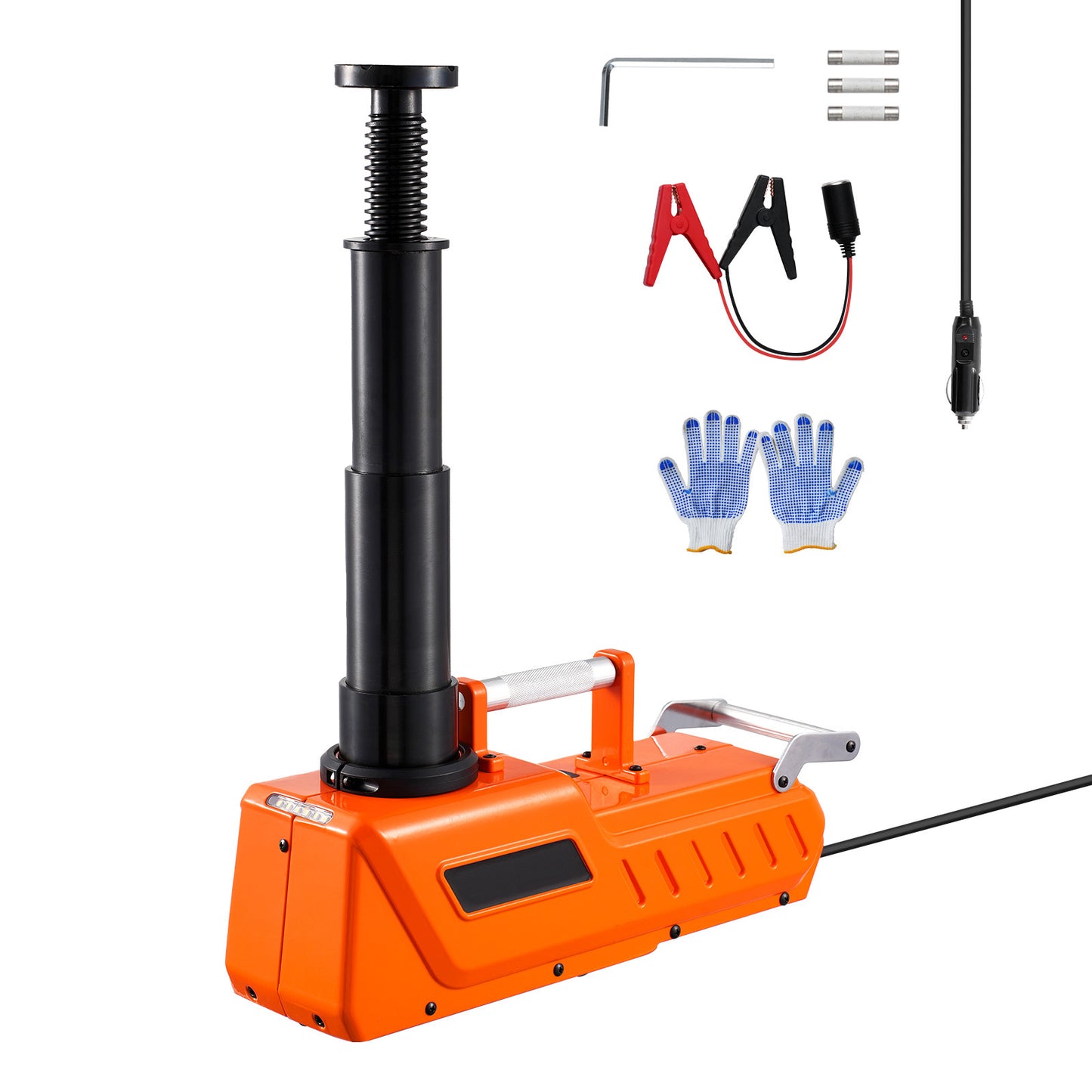 Electric Car Jack 15 Tons /33000 lbs Portable Jack kit with LED Light image 1