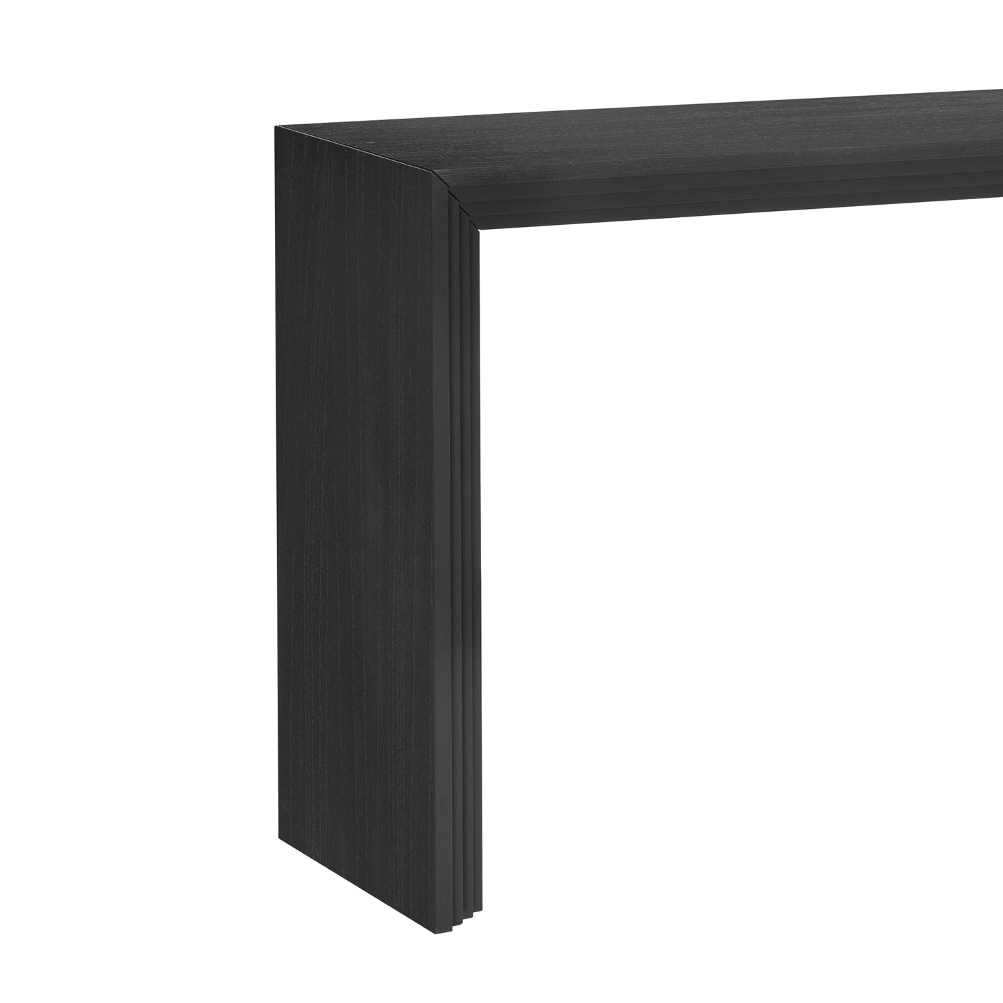 U_STYLE Modern Style Console Table made of Paulownia Solid Wood Veneer,Suitable for Foyer, Living Room, or Entryway. image 9