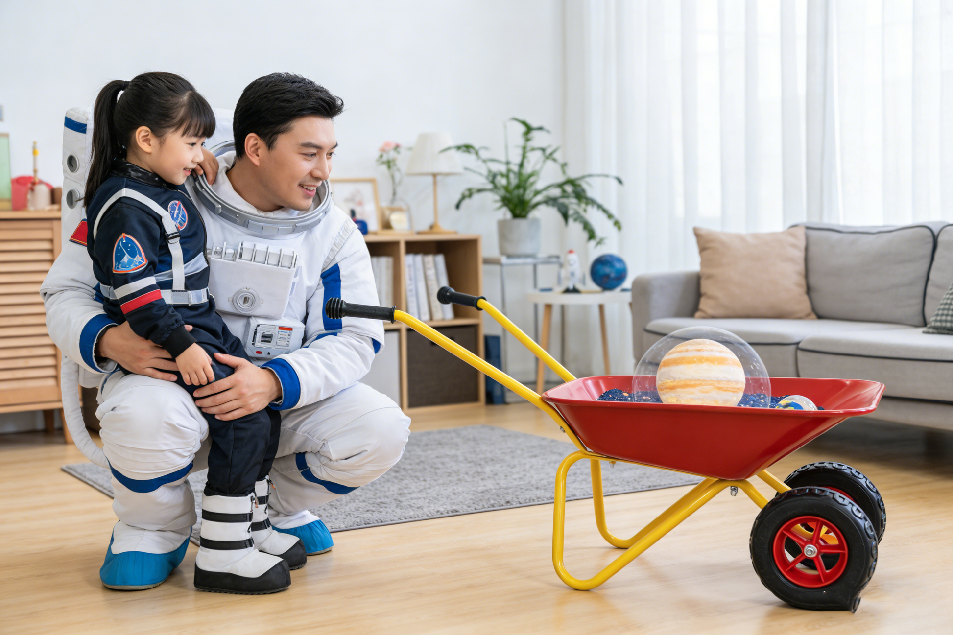 Children's metal trolley, Load-bearing capacity: 33LBS,children's heavy vehicle, metal structure two-wheeled trolley, steel pallet, can be used in gardens, loading leaves, soil, sand, etc. (red) image 8