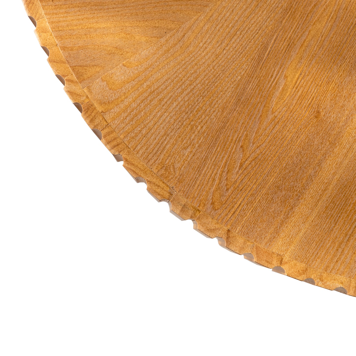 35.4 "Round Retro Coffee Table, Coffee Table Suitable For Coffee and Home Decor, Natural image 11