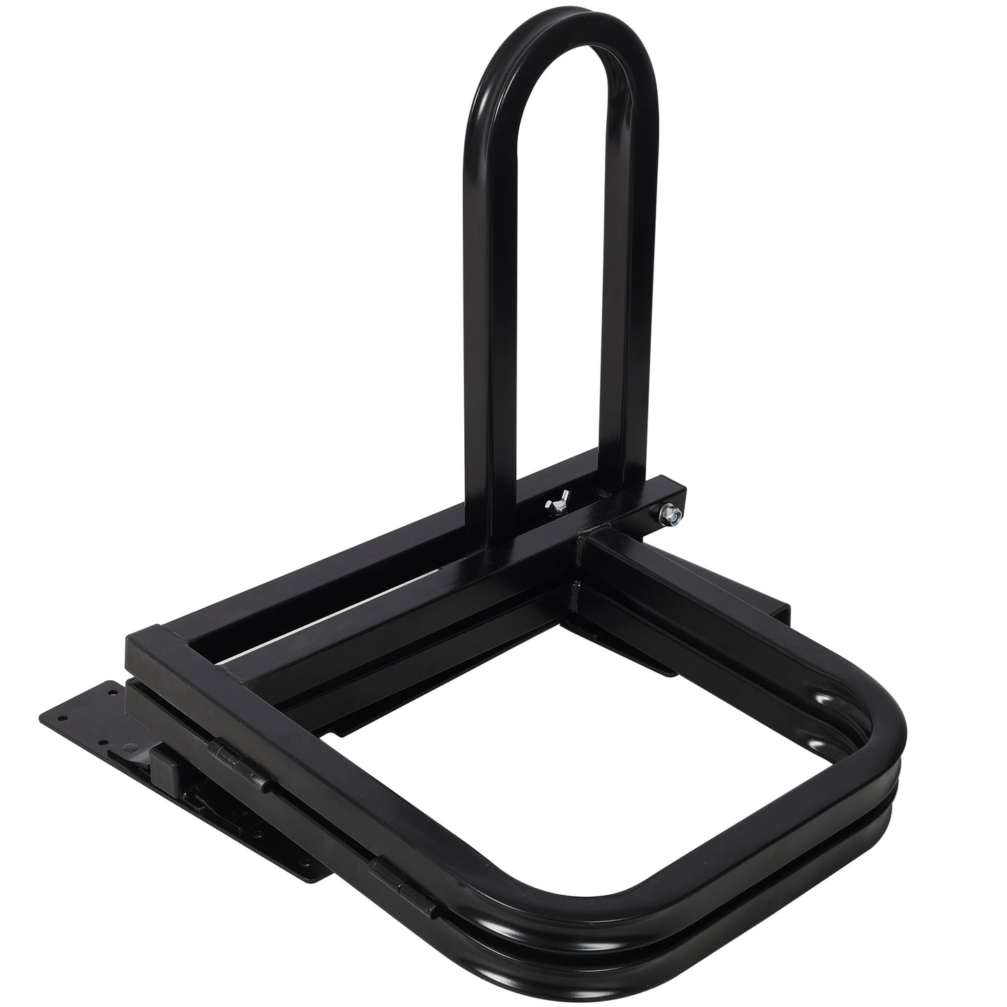 Foldable Pickup Truck Tailgate Two-Step Ladder - Universal Fit. Drilling Hex Screws for Easy Install. Load Capacity: 300 LBS. Serves To Secure Items In Truck Bed image 6