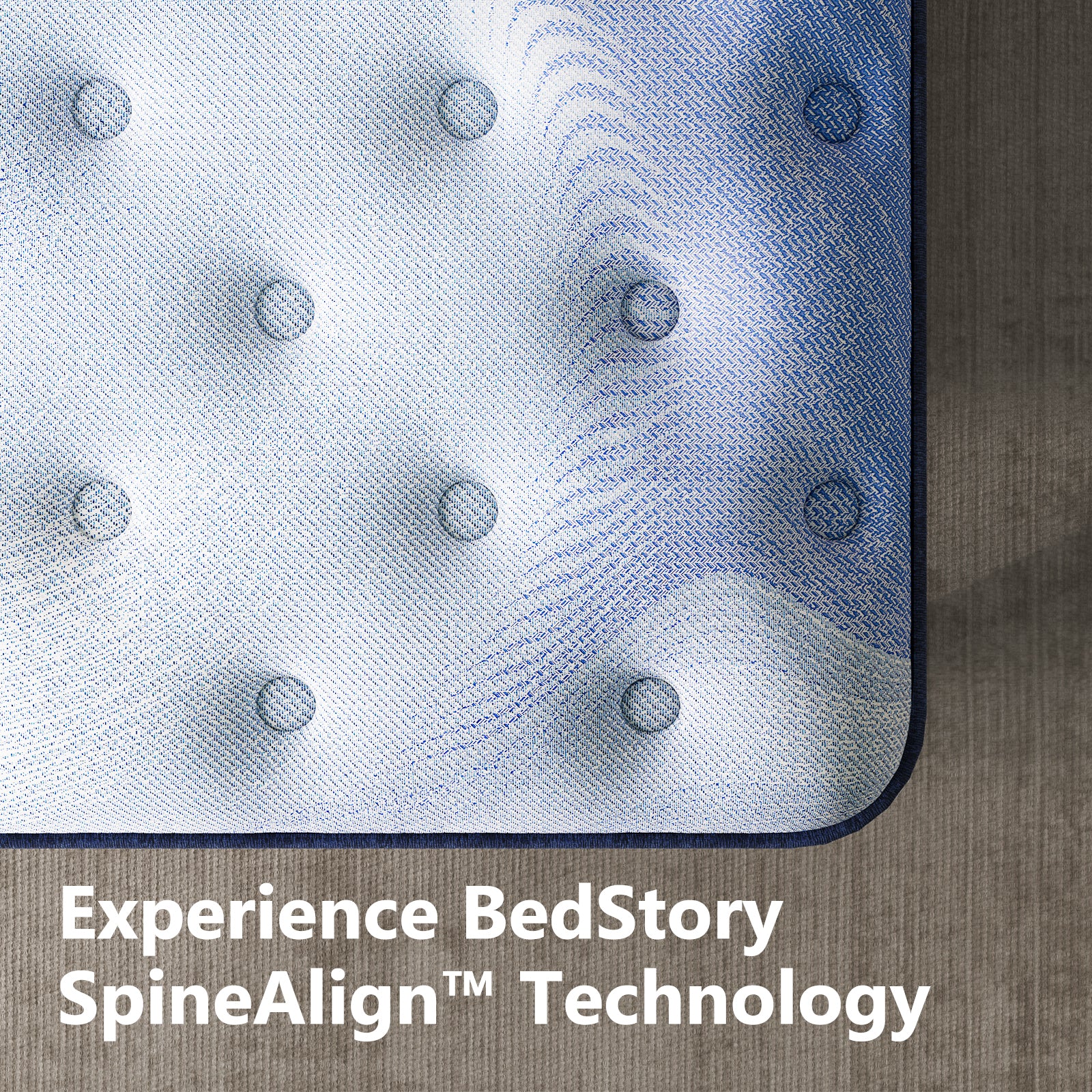 Bedstory Spine Align 13" King Firm Pressure Relieving Cooling Hybrid Mattress with Instant Touch Cooling Fabric, 360° Airflow Circulation & Air Boost Comfort Foam image 5