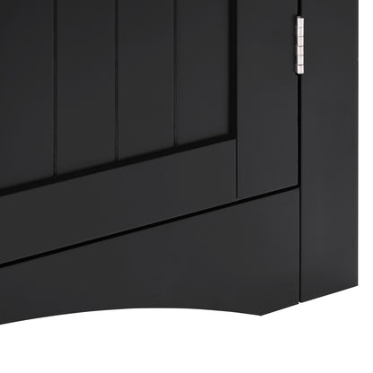 sideboard cabinet,corner cabinet,Bathroom Floor Corner Cabinet with Doors and Shelves, Kitchen, Living Room,Free Standing Storage Cabinet for Bathroom image 10