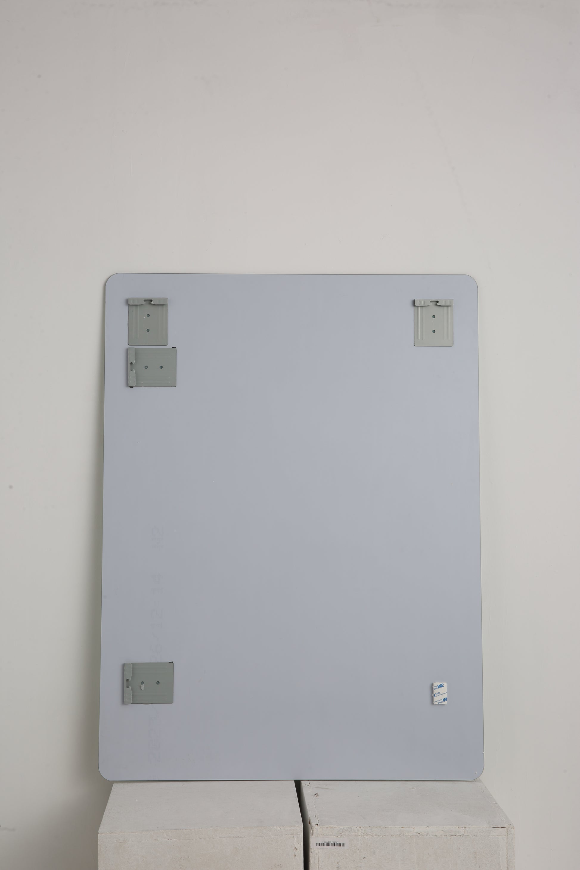 Modern Frameless Bathroom Mirror, 36 x 30 Inch Rectangular Vanity Mirror with Copper-Free Silver Glass and Shatter-Resistant Backing image 3